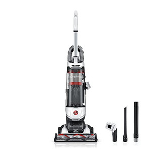 lot 926 image: Hoover MaxLife Elite Swivel Vacuum Cleaner with HEPA Media Filtration White UH75150 Bagless Upright for Carpet and Hard Floors