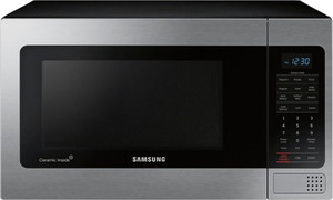 lot 937 image: Samsung - 1.1 Cu. Ft. Countertop Microwave with Grilling Element - Stainless steel