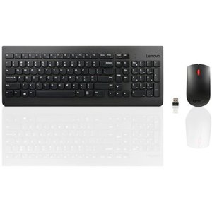 lot 1012 image: Lenovo 510 Wireless Combo Keyboard & Mouse - Black