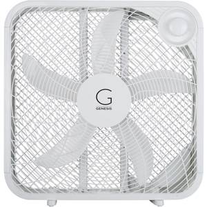 lot 1027 image: Genesis 20 3 Speed Box Fan with Max Cooling Technology G20BOX-WHT White