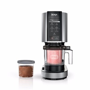 lot 1127 image: Ninja - Creami, Ice Cream Maker, 7 One-Touch Programs - Cloud Silver