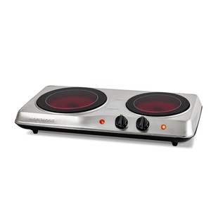 lot 1132 image: Ovente Electric Double Burner