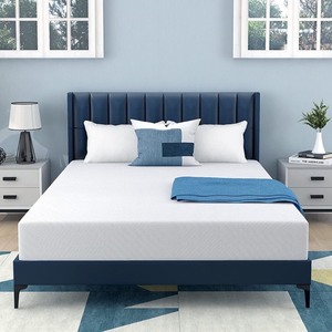 lot 1210 image: EGO Mattress Queen, 8 inch Memory Foam Medium Firm Mattress Bed in a Box, Green Tea and Cooling Gel Infused, CertiPUR-US Certified, Made in USA (Queen)