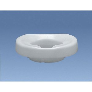 lot 1311 image: Contoured elevated toilet seat, elongated wbolt-down bracket, 2
