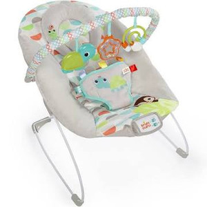 lot 1325 image: Kids II Baby Bouncer Seat with Little Lions