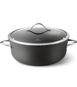 lot 1328 image: Calphalon Contemporary Hard-Anodized Aluminum Nonstick Cookware, Dutch Oven, 8 12-quart, Black