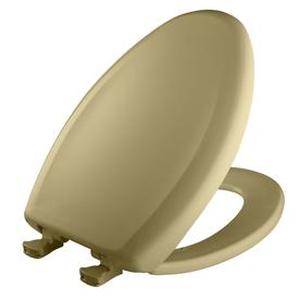 lot 1344 image: Bemis 1200SLOWT Lift-Off Plastic Elongated Slow-Close Toilet Seat, Available in Various Colors