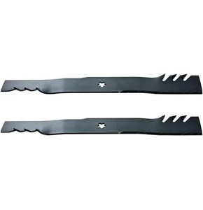 lot 3119 image: Oregon Mower Blades, 2 Pack, Gator G3 Mulching Lawnmower Replacement Blades, 22-78 Length, 46 Deck (96-370 )