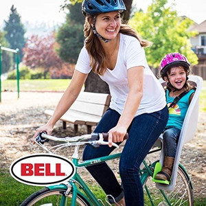 lot 3136 image: Bell Sports Shell Rear Child Carrier Bicycle Seat Graphite
