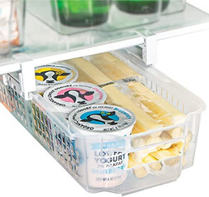 lot 3217 image: Smart Design Refrigerator Pull Out & Home Organizer Wextendable Rails & - -