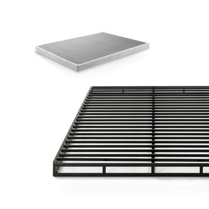 lot 3310 image: ZINUS Quick Lock Metal Box Spring  4 Inch Mattress Foundation  Strong Metal Structure  Easy Assembly, Queen Smart Box Spring