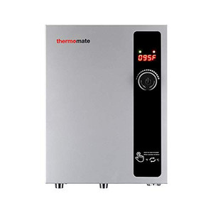 lot 3311 image: Tankless Water Heater Electric 18kW 240 Volt, Thermomate on Demand Instant Endless Hot Water Heater, Digital Temperature Display Easy Installation,