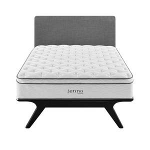 lot 2119 image: Modway Jenna 14 Full Innerspring Mattress White - Retail $346.99