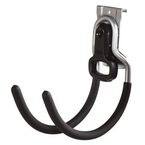 lot 7507 image: Rubbermaid FastTrack Garage Storage Wall Mounted Utility Hooks(6)& Hardware Packets(7)