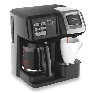 lot 2107 image: Hamilton Beach FlexBrew 2-Way Coffee Maker