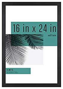 lot 3034 image: MCS Studio Gallery Frame, Black Woodgrain, 16 x 24 in, Single (B0817JP52S)