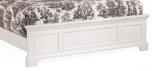 lot 2977 image: HomeStyles Queen Sized Footboard, Cream