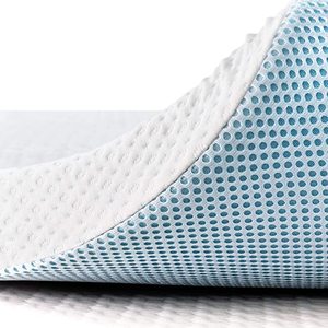 lot 2986 image: Subrtex 2 Memory Foam Covered Topper, Queen