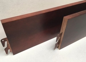 lot 2990 image: AcmeCorp Queen Bed Rails In Cherry