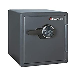 lot 2336 image: SentrySafe SF123ES Fireproof Safe with Digital Keypad 1.23 Cubic Feet, Black (B008HZUH94)