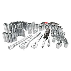 lot 1399 image: Craftsman 14 and 38 in. drive 6 Point Socket Set 105 pc. - Case Of 1 Each Pack Qty 105 Total Items Qty 105