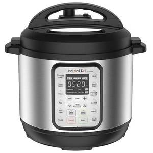 lot 1421 image: Instant Pot - 6 Quart Duo Plus 9-in-1 Electric Pressure Cooker - Silver - Silver, 13 x 11