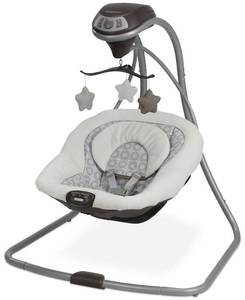 lot 2199 image: Graco - Simple Sway Swing - Abbington - Retail $109.99