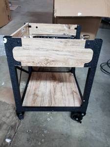 lot 2306 image: Rolling Table Cart