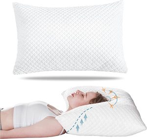 lot 1415 image: Tbfit Pillow and Body Pillow Combo, 50 x 15 & 14 x 14