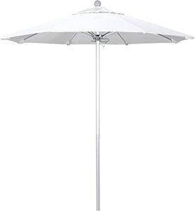 lot 1420 image: California Umbrella White Umbrella, 74 L