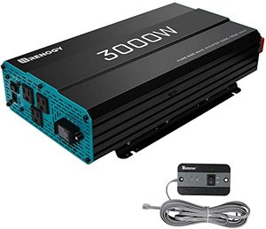 lot 2140 image: Renogy 3000 W Pure Sine Wave Inverter - Retail $492.99