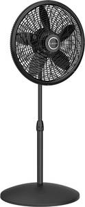 lot 2152 image: Black Lasko 18 Adjustable Pedestal Fan