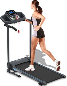 lot 2323 image: SereneLife Smart Electric Folding Treadmill