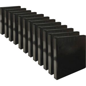 lot 2340 image: Black Mini Binders 10 Pack