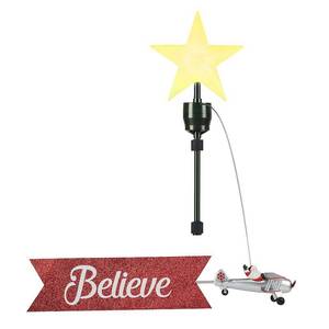 lot 1459 image: Mr. Christmas Animated Tree Topper- Biplane, 20 L