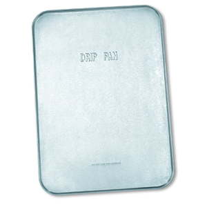 lot 2370 image: Galvanized Drip Pan, Large, 47 x 25 x 12
