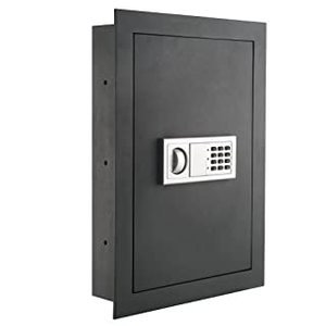 lot 2398 image: Paragon Lock &amp Safe - 7725 Superior Wall Safe 7725 Flat Electronic Wall Safe For Jewelry Security - (B0098L7E88)