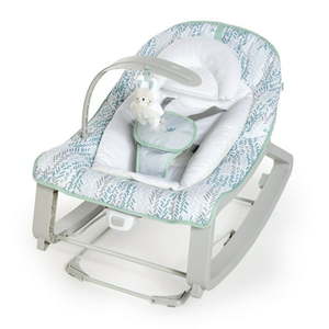 lot 2412 image: Ingenuity Keep Cozy 3-in-1 Grow with Me Vibrating Bouncer &amp Rocker Infant to Toddler Seat