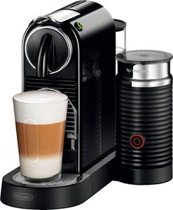 lot 1431 image: DeLonghi - Nespresso CitiZ&milk Espresso Machine by DeLonghi, Limousine Black - Limousine Black, 1 x 1