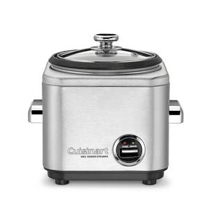 lot 1432 image: Cuisinart - 4 Cup Rice Cooker - Stainless Steel, 9 x 10