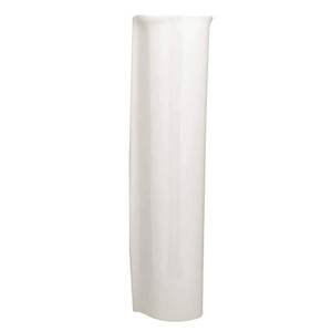 lot 1443 image: American Standard 0041.000.020 Ravenna Pedestal Leg Available in Various Colors, Ceramic, White, 27.5 L