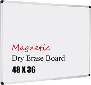 lot 1450 image: X Board Magnetic Dry Erase Whiteboard, 47 x 34, White