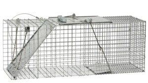 lot 2276 image: Havahart Easy Set Large Metal 1-Door Wild Animal Trap
