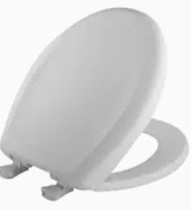 lot 2358 image: Bemis White Toilet Seat