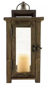 lot 2361 image: Lantern Holder Wood
