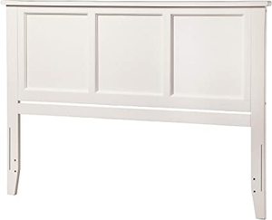 lot 2369 image: Atlantic Furniture Madison Headboard, Queen, White