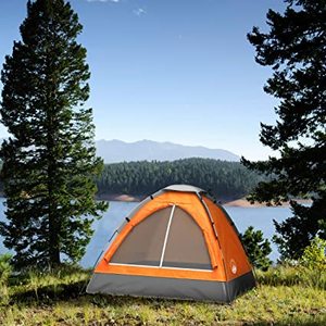 lot 2411 image: Wakeman 2-Person Camping Tent Lightweight Outdoor Tent for Backpacking, Hiking, or Beach by Wakeman Outdoors
