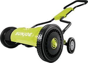 lot 2432 image: Sunjoe 18 Manual QuadWheel Reel Mower