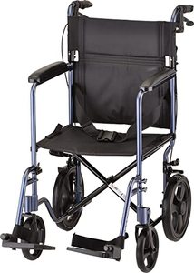 lot 1508 image: Lightweight Transport Chair with Locking Hand Brakes