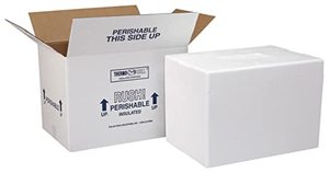 lot 1434 image: Thermo Chill Insulated Carton with Foam Shipper 20 x 11 x 13